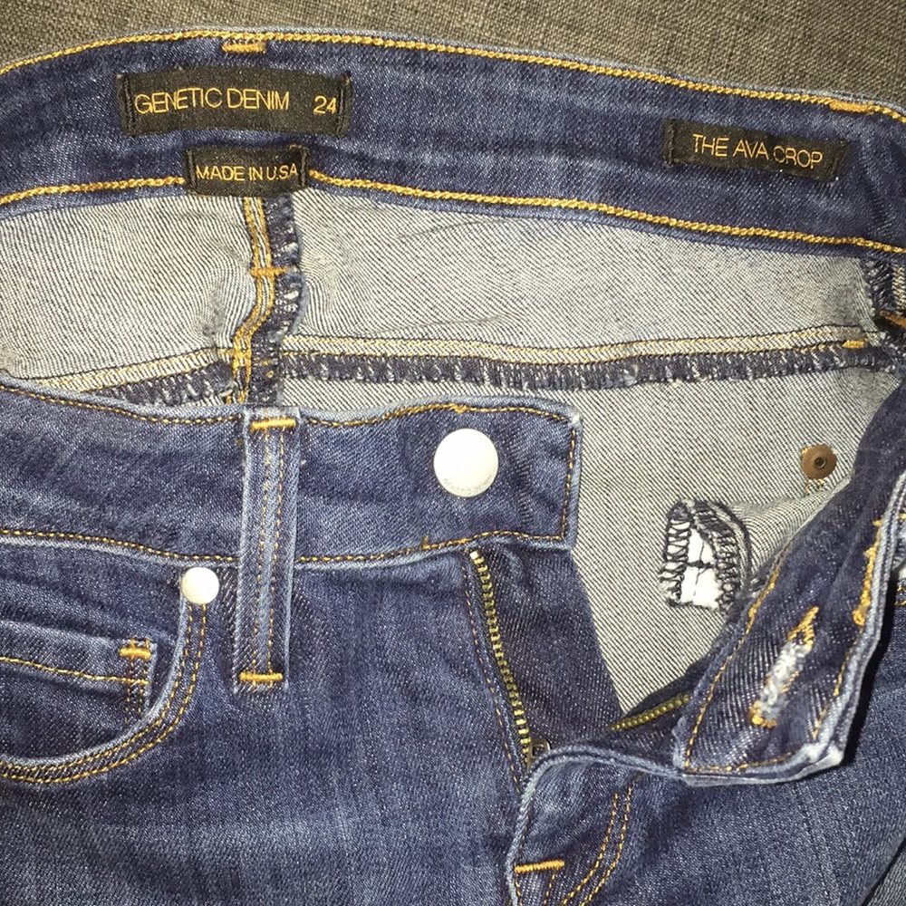 Genetic denim Ava crop size 24